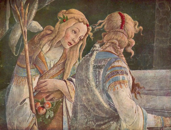 Two young women Print